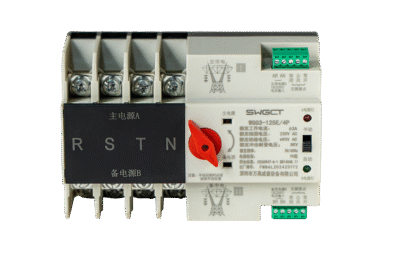 automatic transfer switch connected to backup generator system