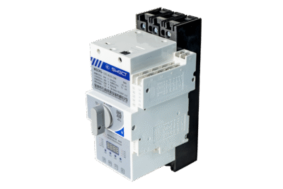 electrical load switch mounted inside industrial power distribution cabinet