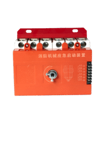 Industrial load disconnect switch installed in a power distribution panel.