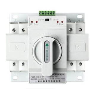 Industrial air circuit breaker installed in low voltage electrical panel